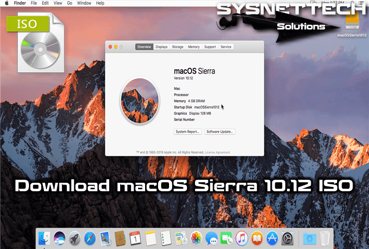 macos sierra 10.12 download dmg